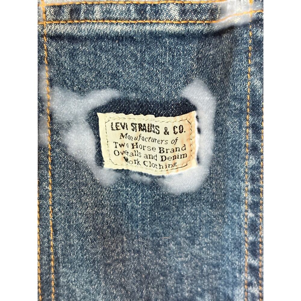 Levi’s Denim Bib Overalls Women’s Size 22W Read - Picture 3 of 9